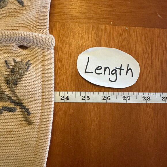 Pendleton Womens Floral Embroidered Cardigan Sweater Button Front Wool Blend M - Picture 4 of 8